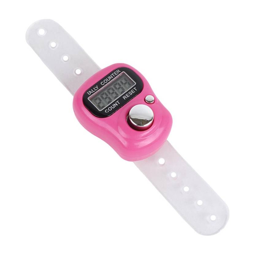 insignia decor Hand Tally Counter Finger Ring Head Count Japa Counting Machine for Mantra Jap Digital Tally Counter