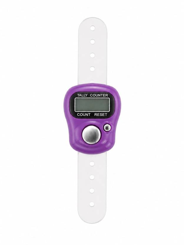 Bhavya Finger Counter Ring | Tally Clicker with Reset Button for Tasbeeh, Mantra Jaap Digital Tally Counter