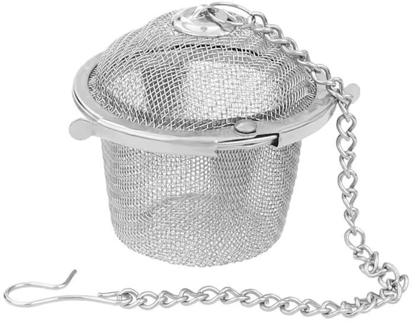 MobFest Locking Stainless Steel Tea Infuser Basket - Image 1