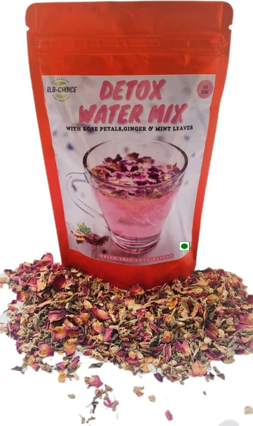 RLB-CHOICE Floral Fusion Detox Water Mix Rose Tea,Skin