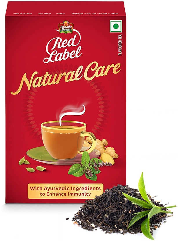 Red Label Natural Care Cardamom, Ginger, Liquorice, Tulsi Tea Box