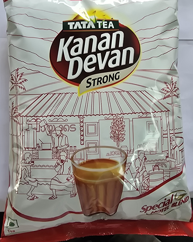 Tata KANNAN DEVAN STRONG RED 1KG Unflavoured Black Tea Pouch