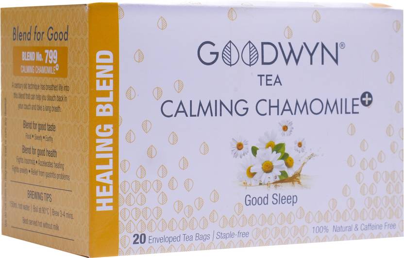 Goodwyn Stress Relief Tea Chamomile Herbal Infusion Tea Bags Box Price