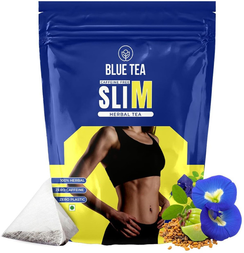 BLUE TEA Slimming Tea for Weight Loss, Reduces Belly Fat