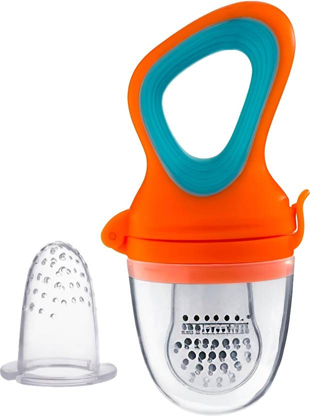 Bebsy Baby Fruit Feeder Pacifier | BPA Free Food Feeder for Infants multicolor Teether and Feeder