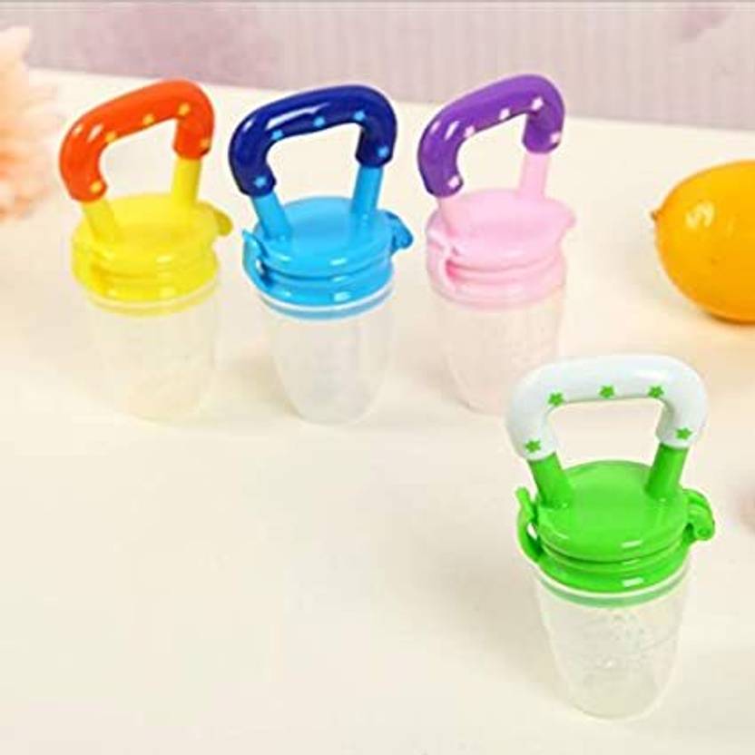 Radiant Fashion World Baby BPA Free Silicon Teether for Food Feeding Teether and Feeder