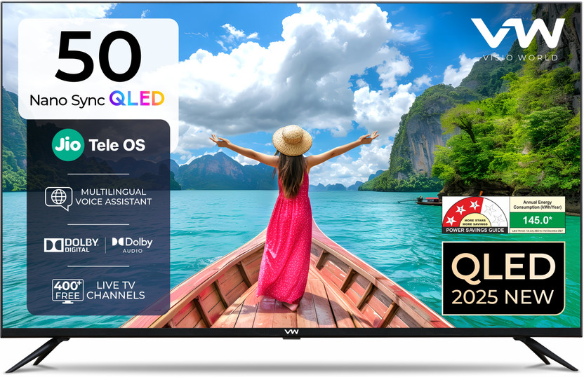 VW Nano Sync Series 126 cm (50 inch) QLED Ultra HD (4K) Smart