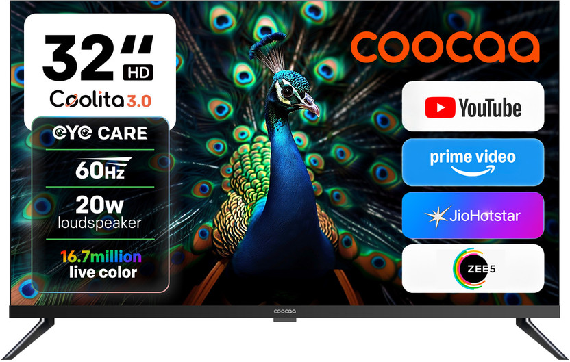 Coocaa S4u Pro 80 Cm 32 Inch Hd Ready Led Smart Coolita Tv 2026