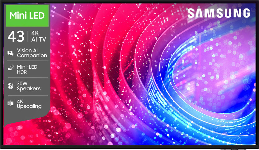 Samsung Vision Ai 108 Cm 43 Inch Ultra Hd 4k Mini Led Smart