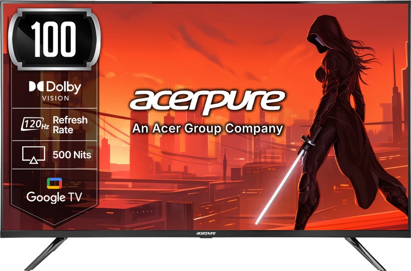 acerpure NITRO 253 cm (100 inch) QLED Ultra HD (4K) Smart Google