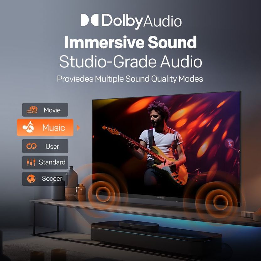Coocaa S4U Plus 43 inch Full HD Smart TV - Image 4