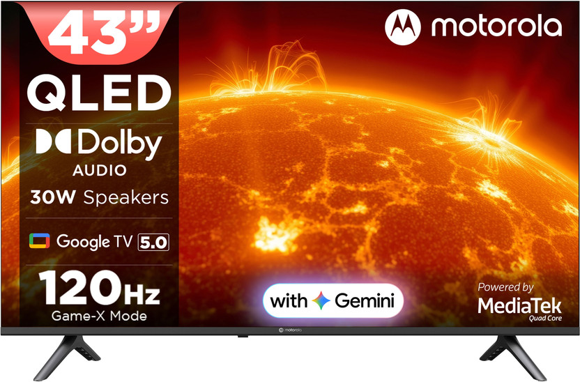 Motorola 108 Cm 43 Inch Qled Ultra Hd 4k Smart Google Tv 2025 5