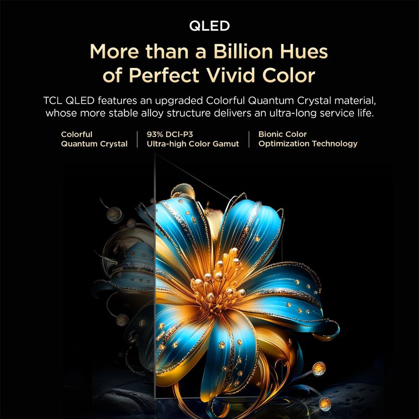 TCL T6C 75 inch QLED Ultra HD 4K Smart Google TV - Image 4