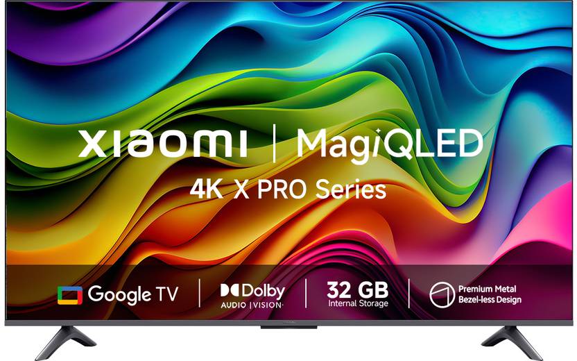 Mi by Xiaomi X Pro QLED 165 cm (65 inch) QLED Ultra HD (4K) Smart ...