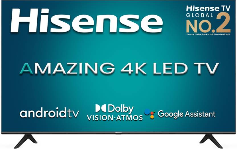 Hisense A71F Series 177 cm (70 inch) Ultra HD (4K) LED Smart Android TV with Dolby Vision and Dolby Atmos (70A71F)