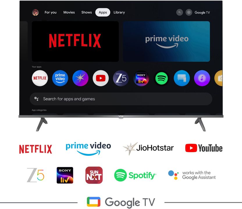 Vu GloQLED 65 inch 4K Smart Google TV - Image 3