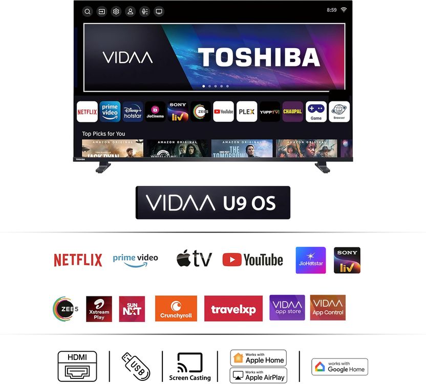 TOSHIBA 100 cm (40 inch) QLED Full HD Smart VIDAA TV - Image 2