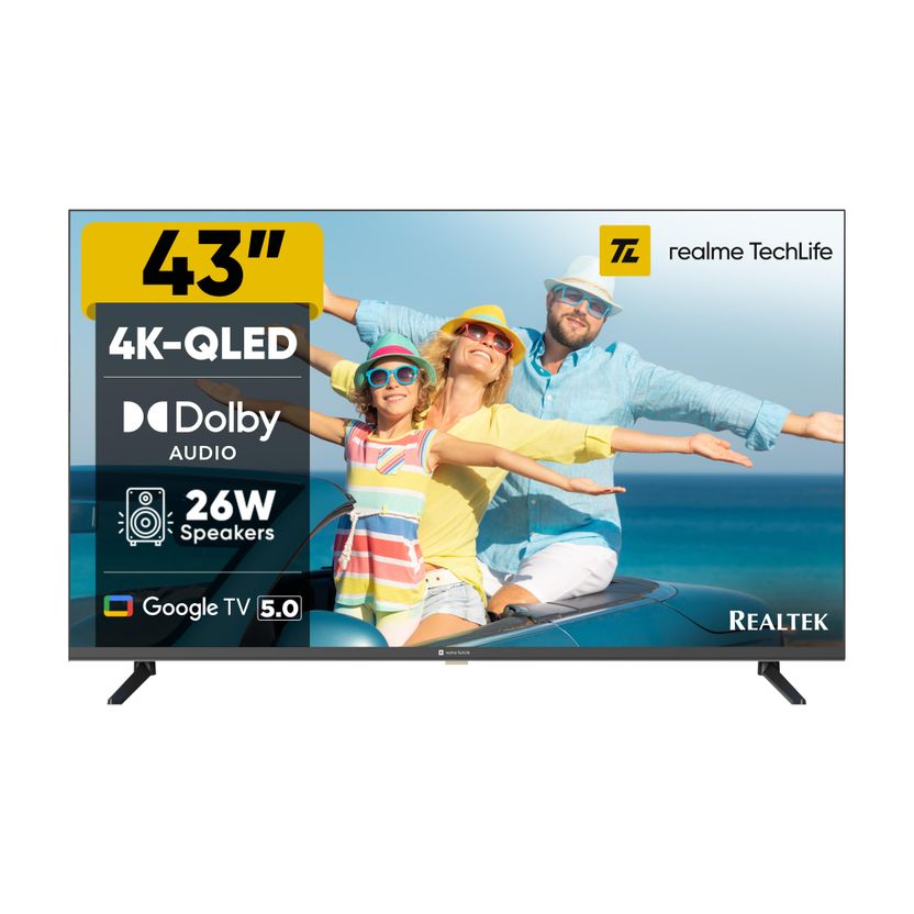 realme TechLife 43 inch 4K QLED Smart TV - Image 1