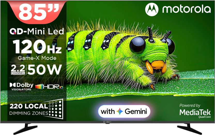 Motorola 218 Cm 85 Inch Ultra Hd 4k Mini Led Smart Google Tv