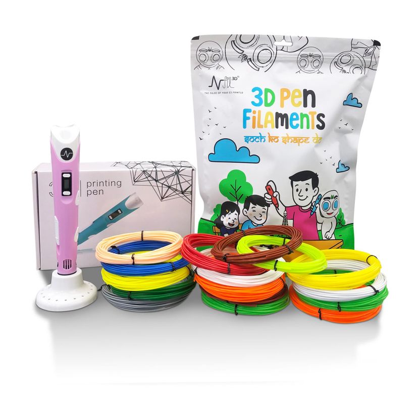 VikriDa 3D Pen Combo with LCD Display Pack of 3 - Image 7