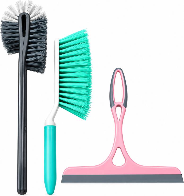 Heels County Toilet Brush | Carpet Brush | Kitchen Wiper Combo