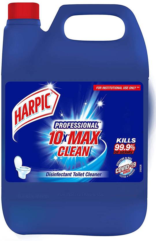 Harpic Disinfectant Toilet Cleaner Liquid, Original 5 L (Pack of 1