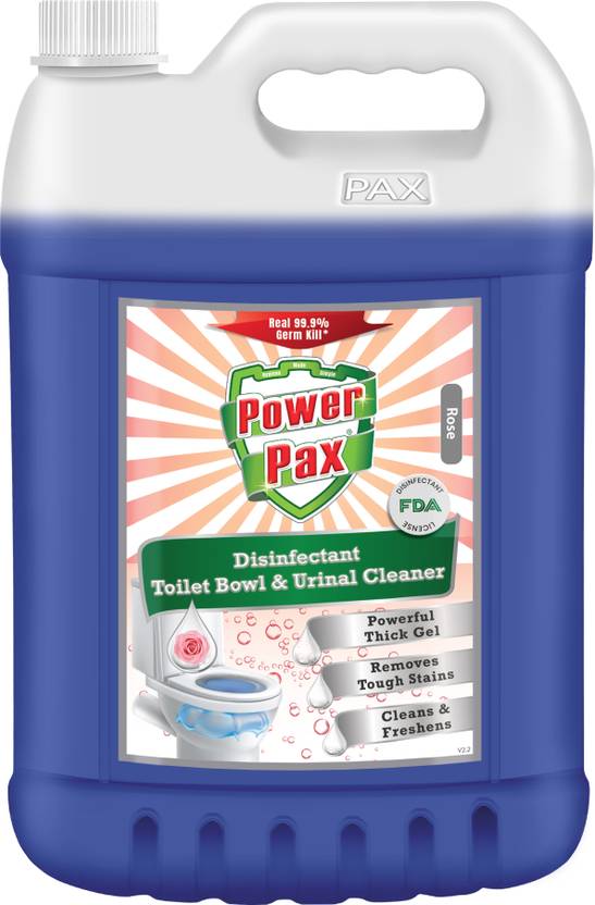 PowerPax Disinfectant Traditional Blue Toilet & Urinal Cleaner Rose Gel