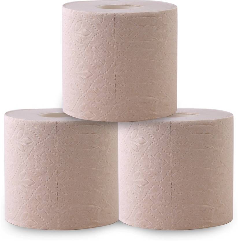 GREENLOOPS Bamboo Toilet Tissue Roll Pack of 3 Toilet Paper Roll Price