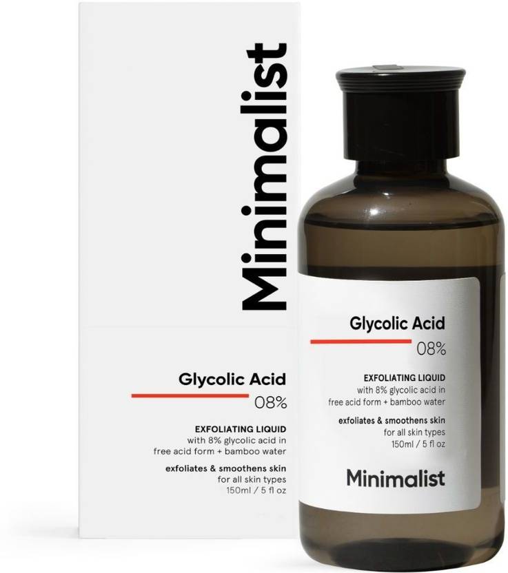 Minimalist 8 Glycolic Acid Toner For Glowing Skin For Body, Face