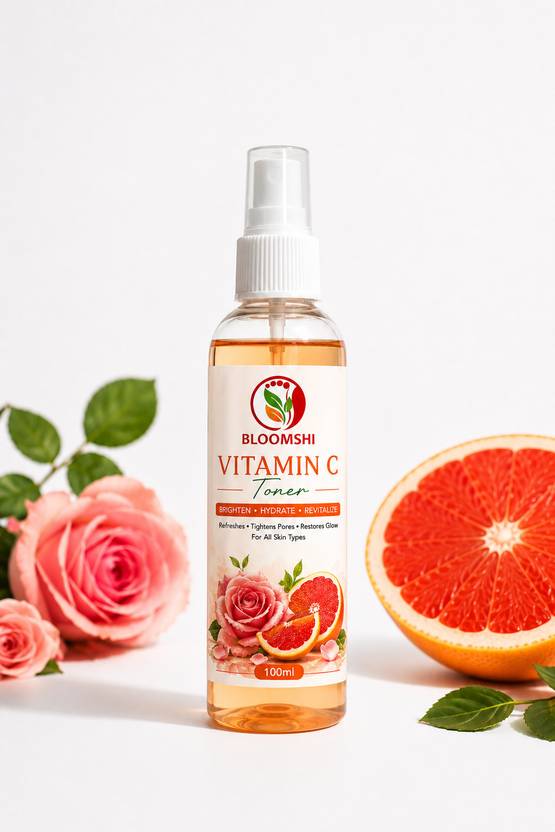 BLOOMSHI Vitamin C Toner For Pore Tightening and Normal & Oily Skin Types Men & Women Men & Women