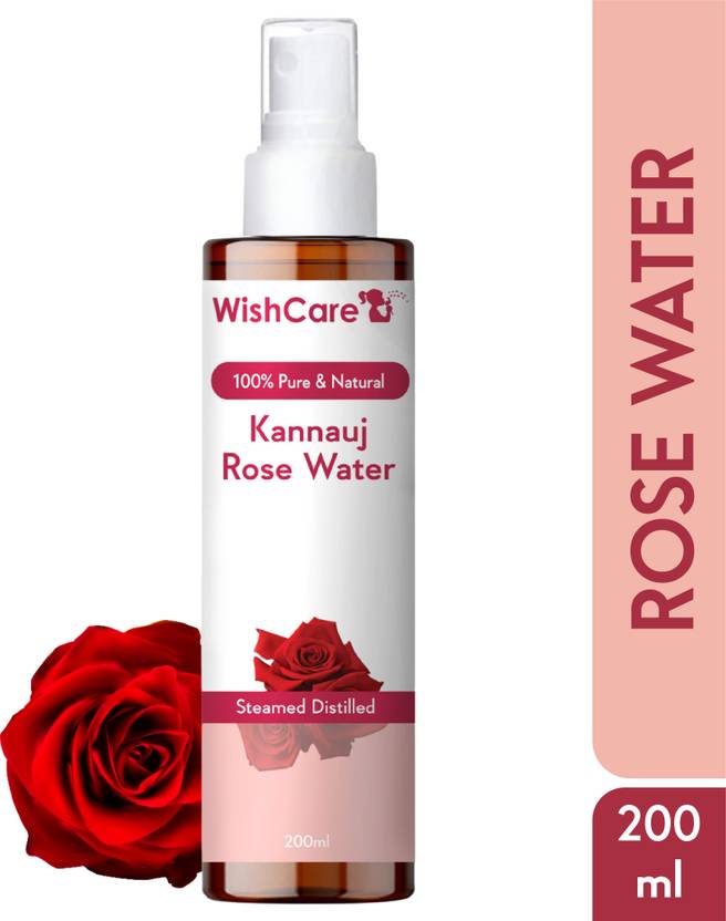 Wishcare 100 Pure Natural Rose Water Spray For Face Skin Hair