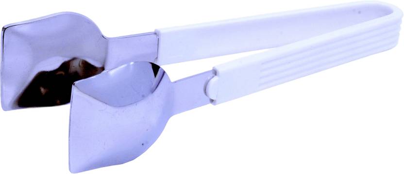 BLLUEX White Tong Multipurpose Tong for Kitchen and Tableware 20 cm Sugar, Salad, Roasting, Hamburger, Biscuit, Sandwich, Spaghetti, Utility Tongs