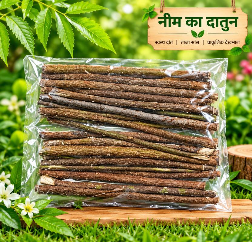Maashakti collection Maa Shakti Gaya Special Neem Datun 24 Pcs Medium Toothbrush