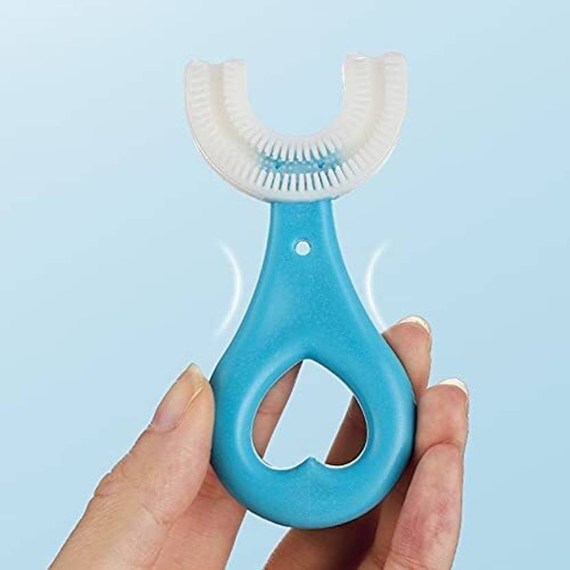 BVM TRADERS Mouth-Cleaning Silicone Clean Brushing Kids Teeth Extra Soft Toothbrush