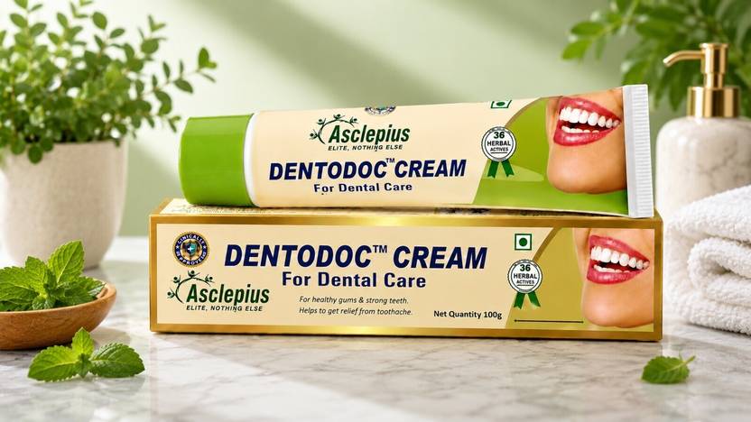 Asclepius wellness Herbal Strong Teeth Daily Herbal Cream Toothpaste