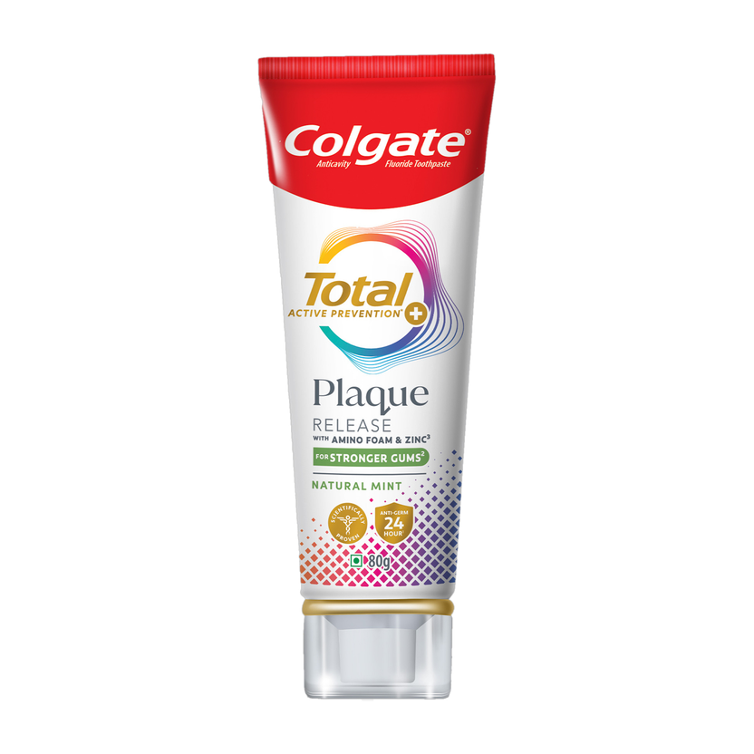 Colgate Total Plaque Release, 3X More Effective at Fighting