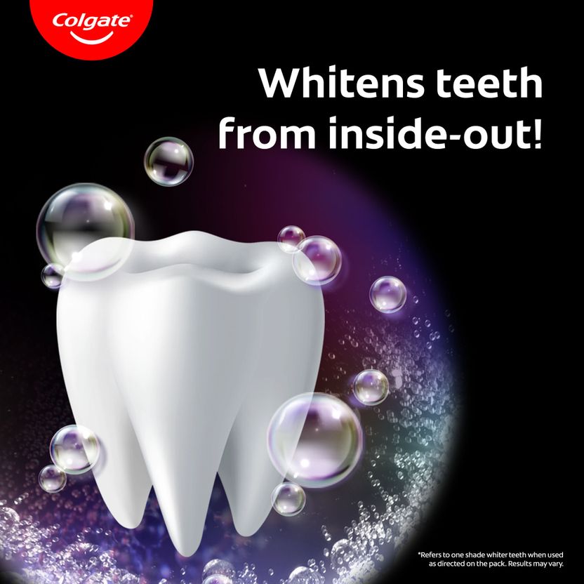 Colgate Visible White O2 Teeth Whitening Toothpaste - Peppermint, 50 g - Image 4