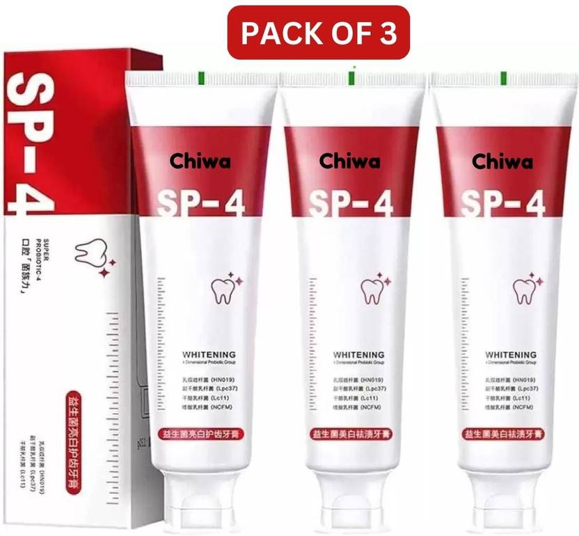CHIWA SP 4 Ultra Whitening Care with Probiotic Dimension for Teeth