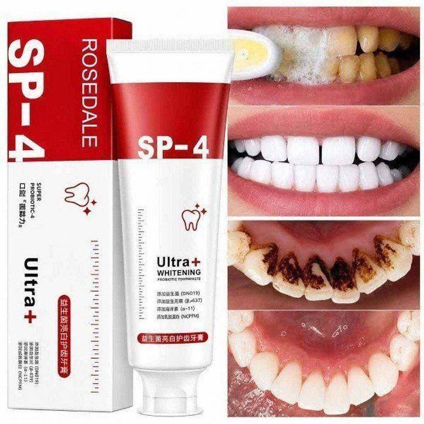 Rosedale SP-4 Ultra Teeth Pro Whitening Probiotic Anti Cavity Toothpaste MN4772 Toothpaste