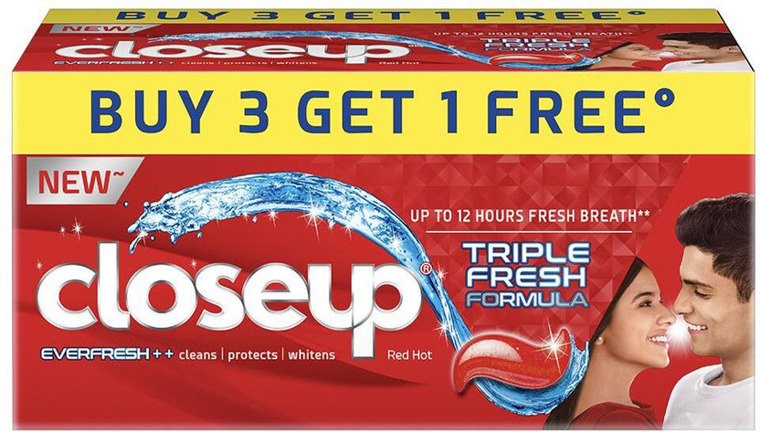 Closeup Everfresh+ Red Hot Triple Fresh Formula Toothpaste 150