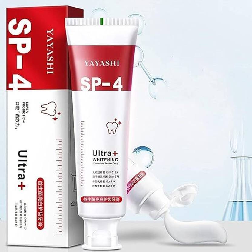 SEINON’S SP 4 Ultra Brightening Toothpaste, Advanced Whitening Formula