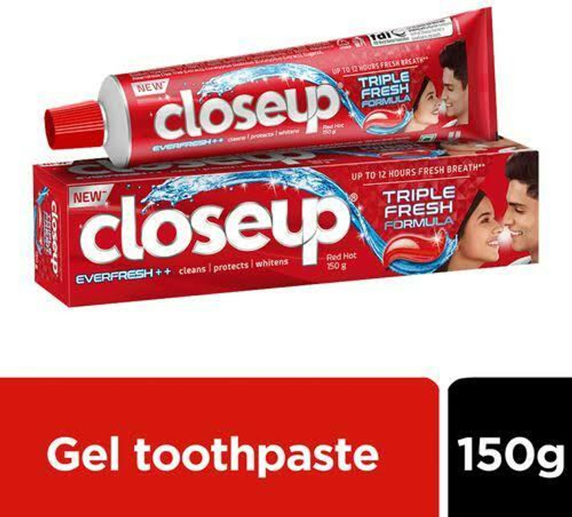 Closeup Red Hot Triple Fresh Formula Pack Of (150G) Toothpaste