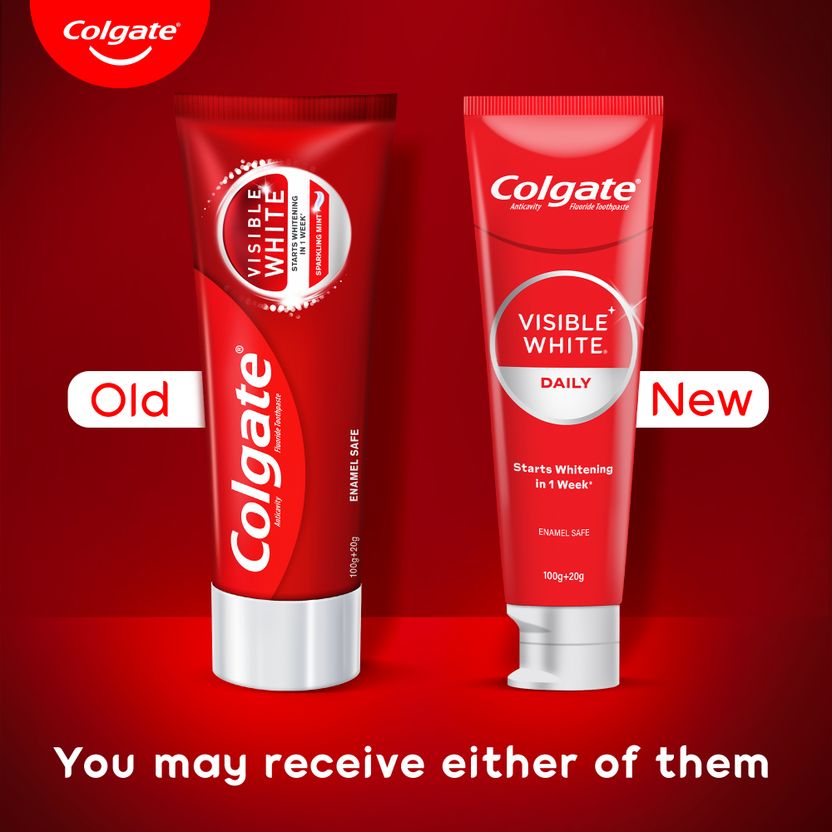 Colgate Visible White Teeth Whitening Toothpaste 480 g - Image 2