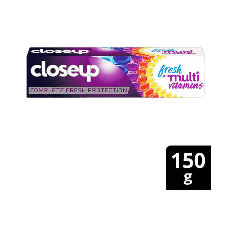 Closeup fresh with multivitamins Toothpaste