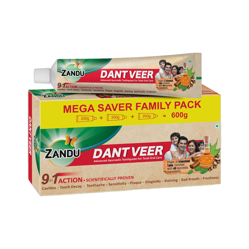 ZANDU Dantveer Irimedadi Oil 9-in-1 Protection Toothpaste