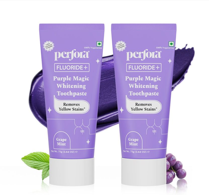 Perfora Purple Whitening Toothpaste 150g - Image 7