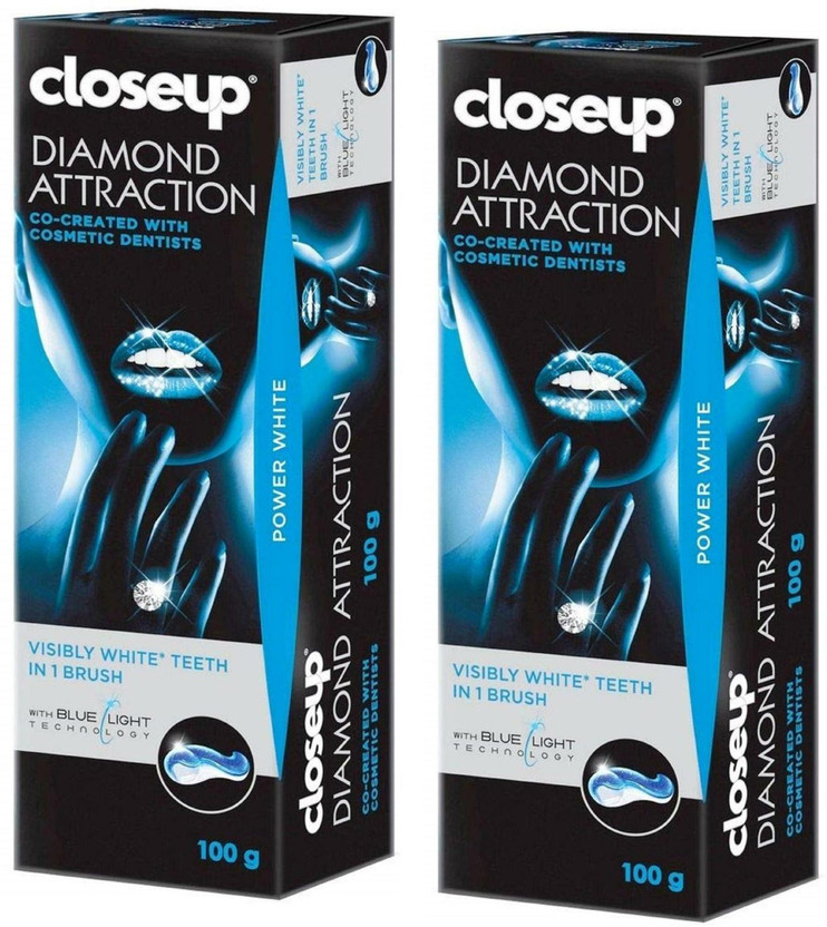 Closeup Diamond Attraction Gel Toothpaste 100 Gm Pack Of 2