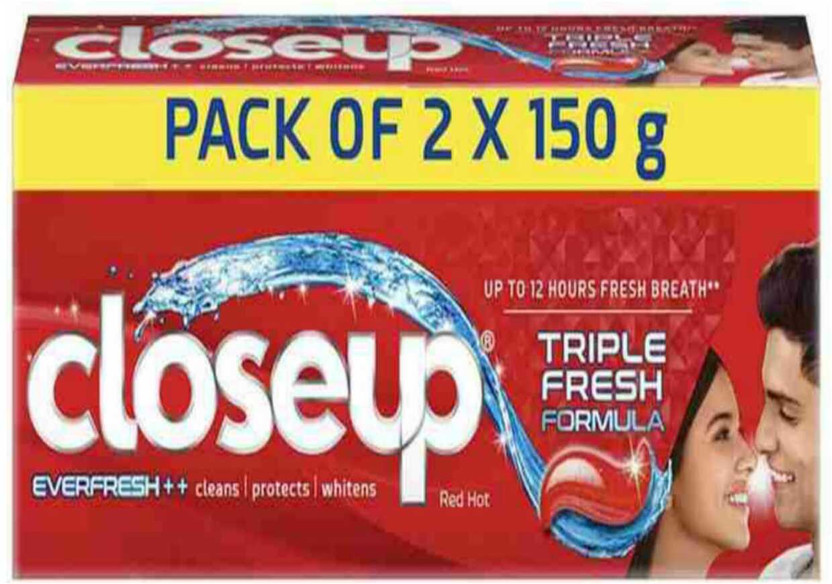 Closeup EVERFRESH++ & TRIPLE FRESH FORMULA Toothpaste