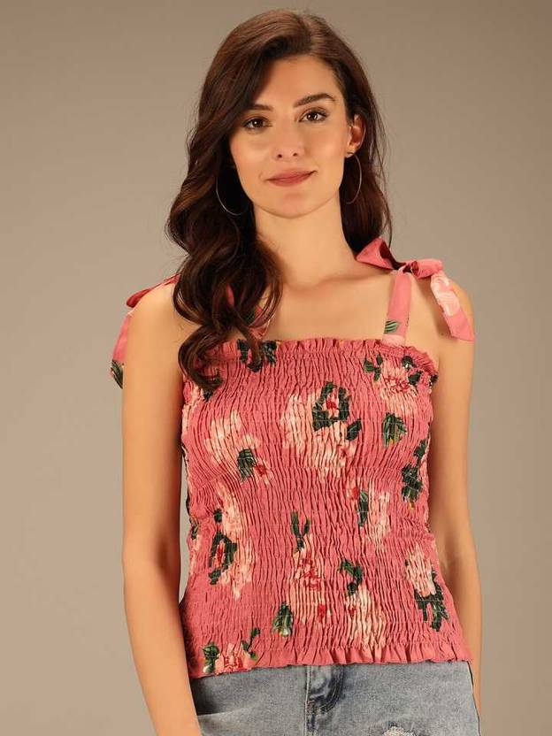TANDUL Casual Floral Print Women Multicolor Top