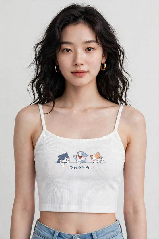 BOKKA Casual Graphic Print Women Multicolor Top